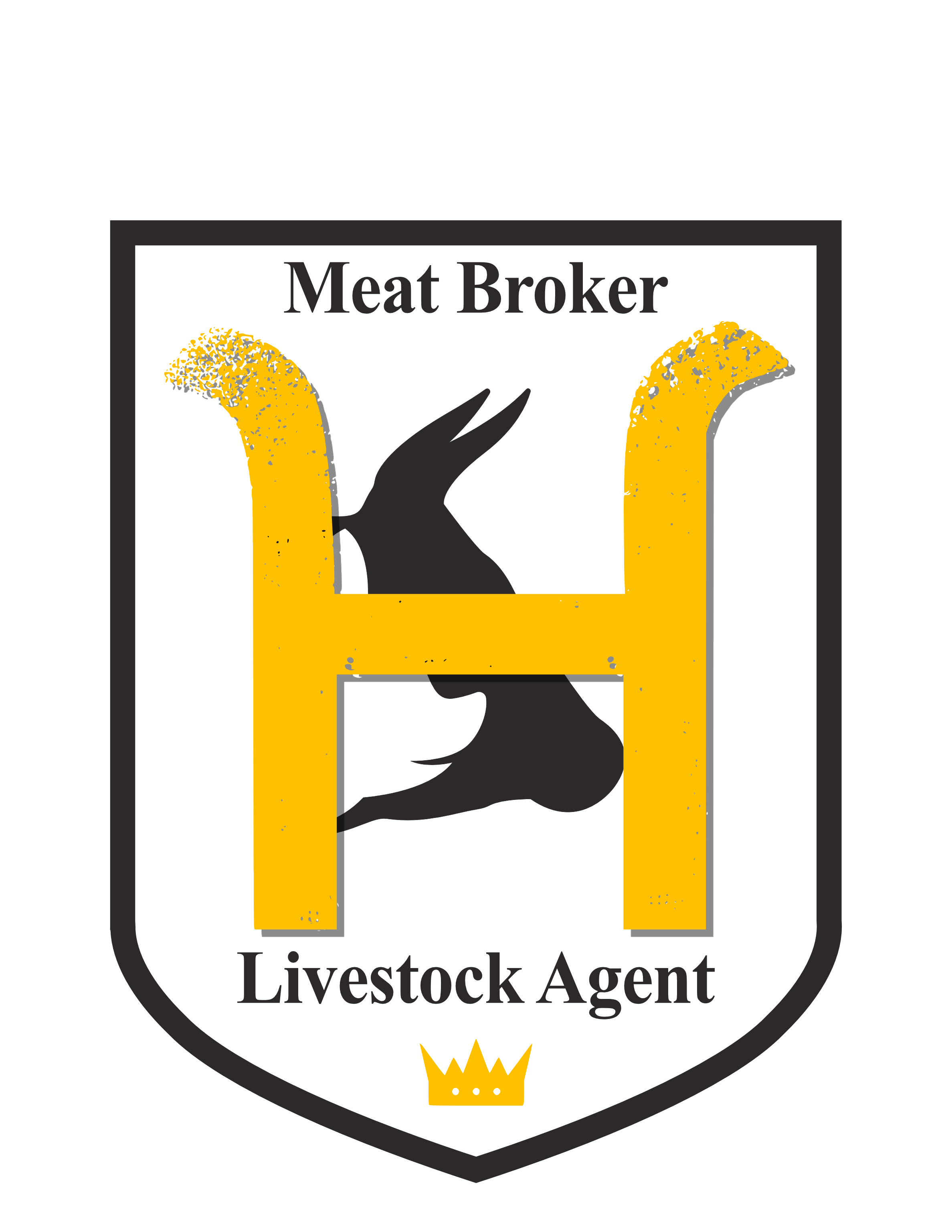 Meat Broker & Livestock Agent Logo